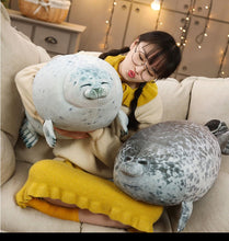 Load image into Gallery viewer, Plush Seal Pillow